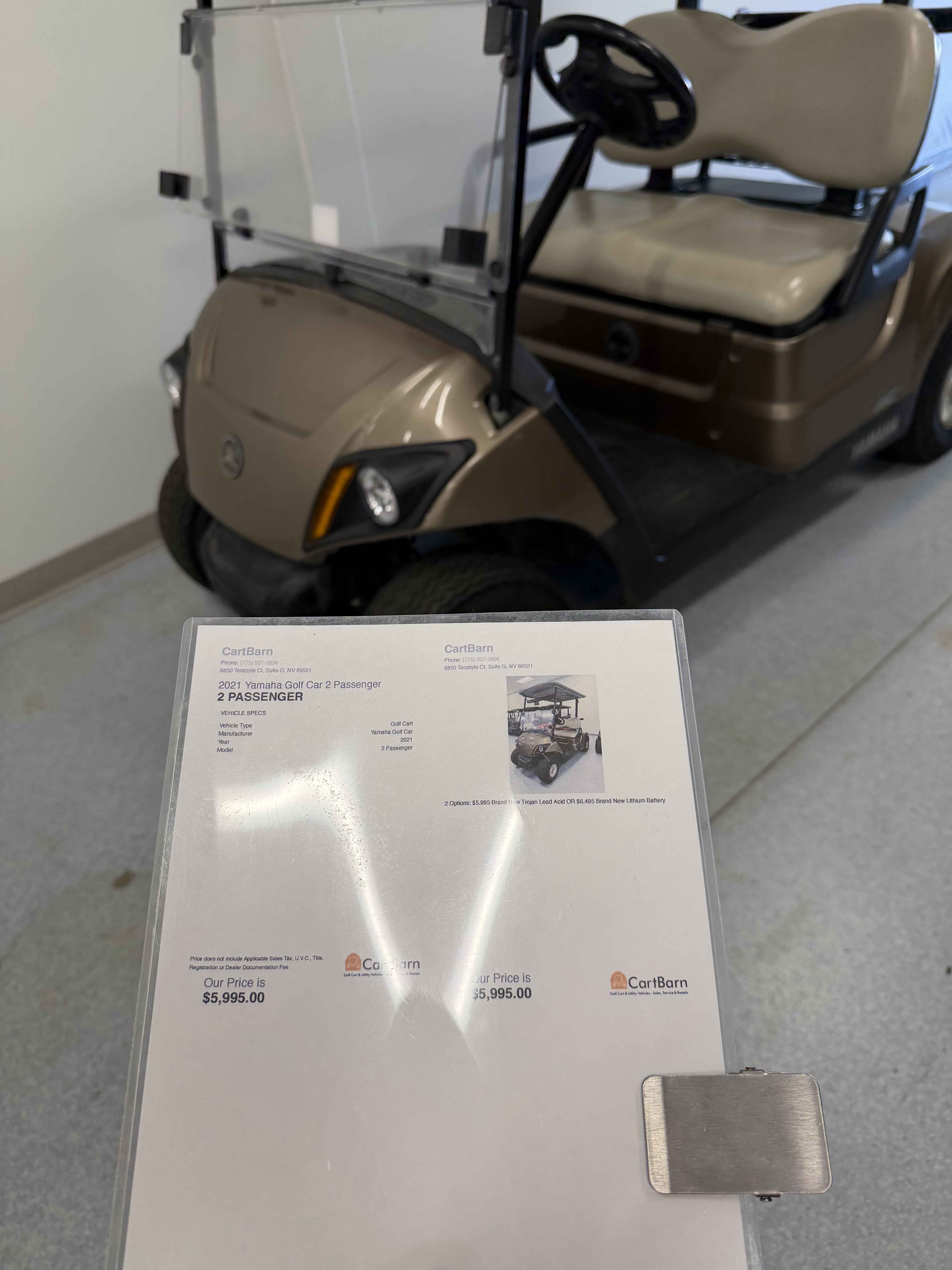 Yamaha Drive 2Pass Golf Cart